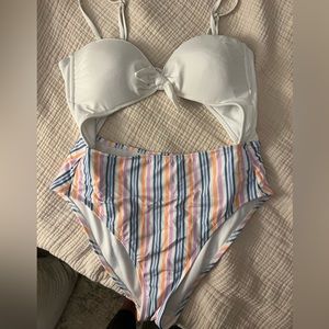 One piece bathing suit